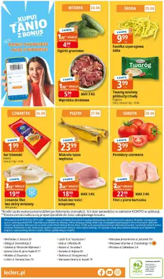 E.Leclerc Gazetka - Radom od 24.06.2025 | Strona: 32 | Produkty: Schab, Wątróbka, Schab bez kości, Sery