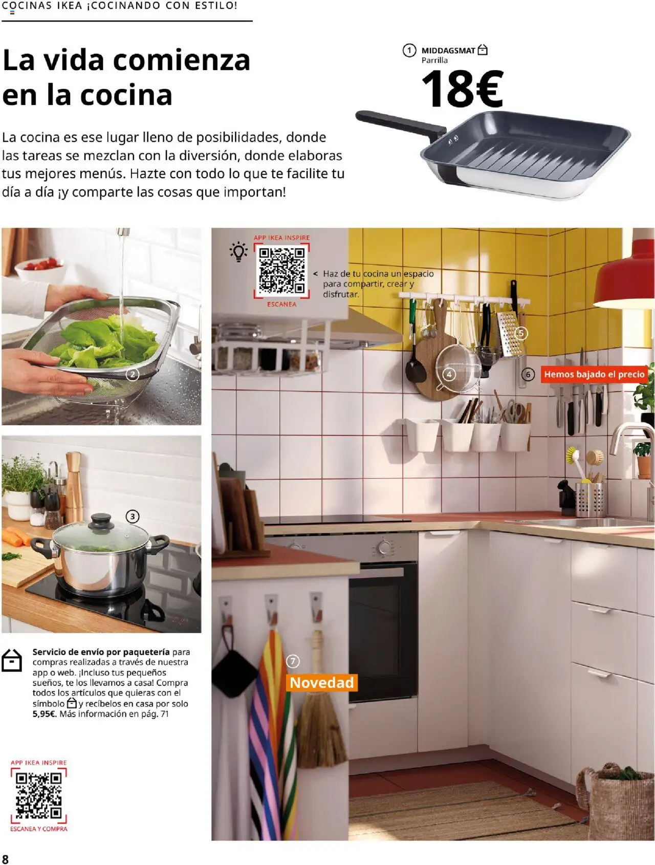 Catálogo IKEA Accesorios y decoración │ válido desde el 25.09.2025 | Página: 8 | Productos: Té, Cocina, Parrilla