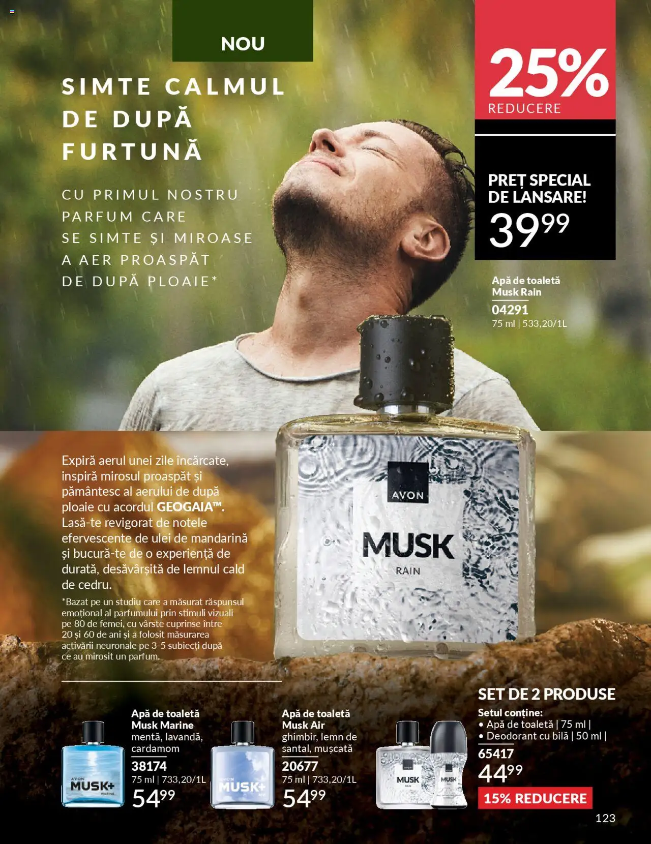 Catalog Avon - 09 2025 – valabil de la 01.09.2025 | Pagină: 123 | Produse: Parfum, Apă de toaletă, Ulei, Deodorant