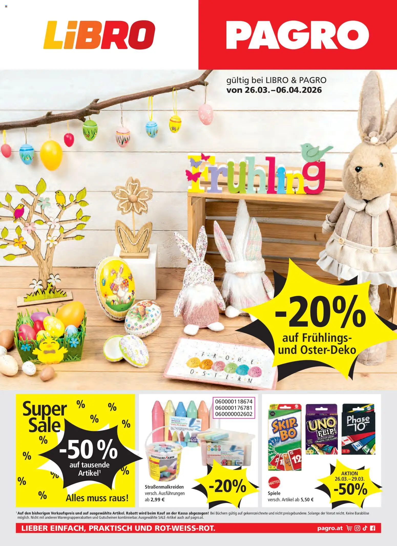 Pagro-Diskont Flugblatt gültig ab 26.03.2026 | Seite: 1