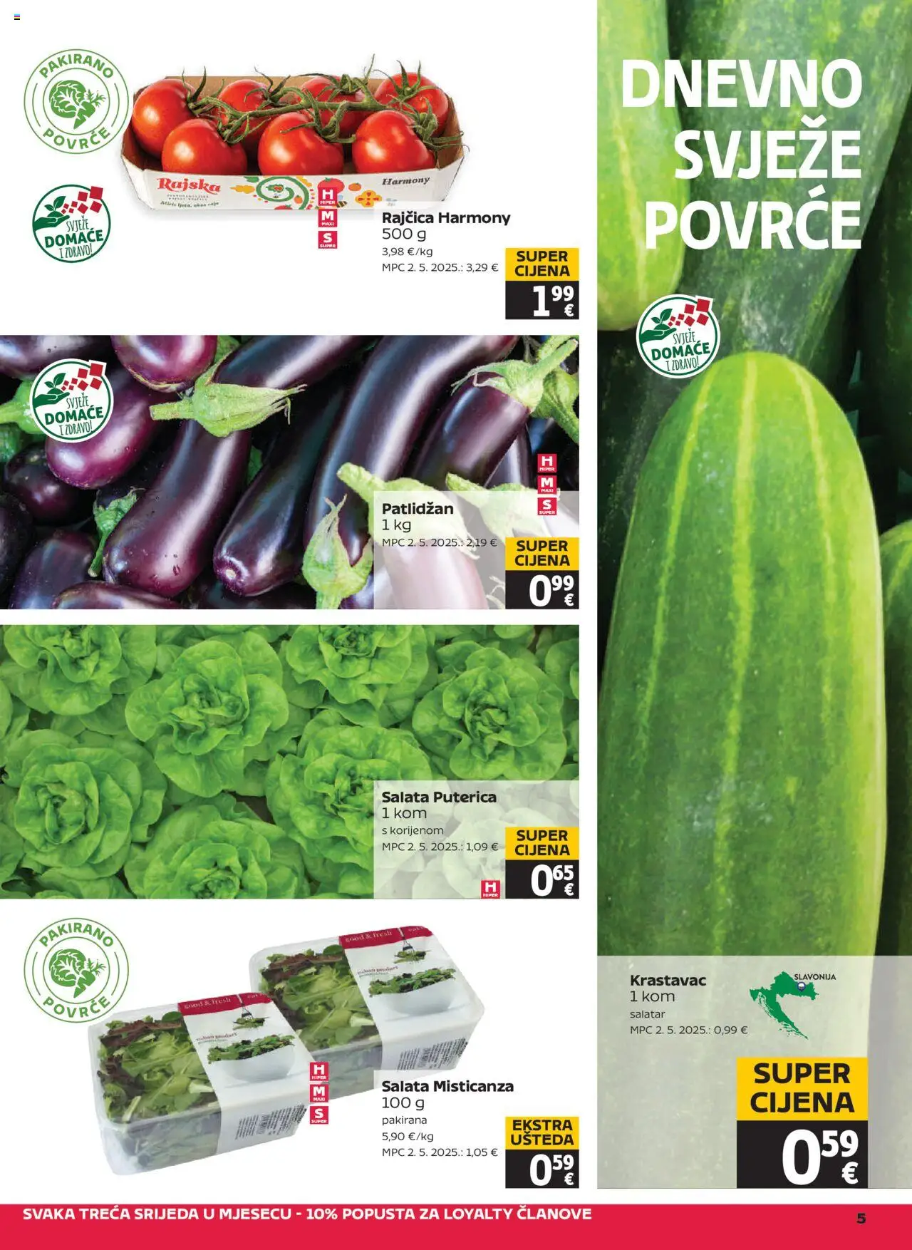 Tommy katalog | vrijedi od 14.08.2025 | Stranica: 5 | Proizvodi: Krastavac, Povrće, Patlidžan, Rajčica
