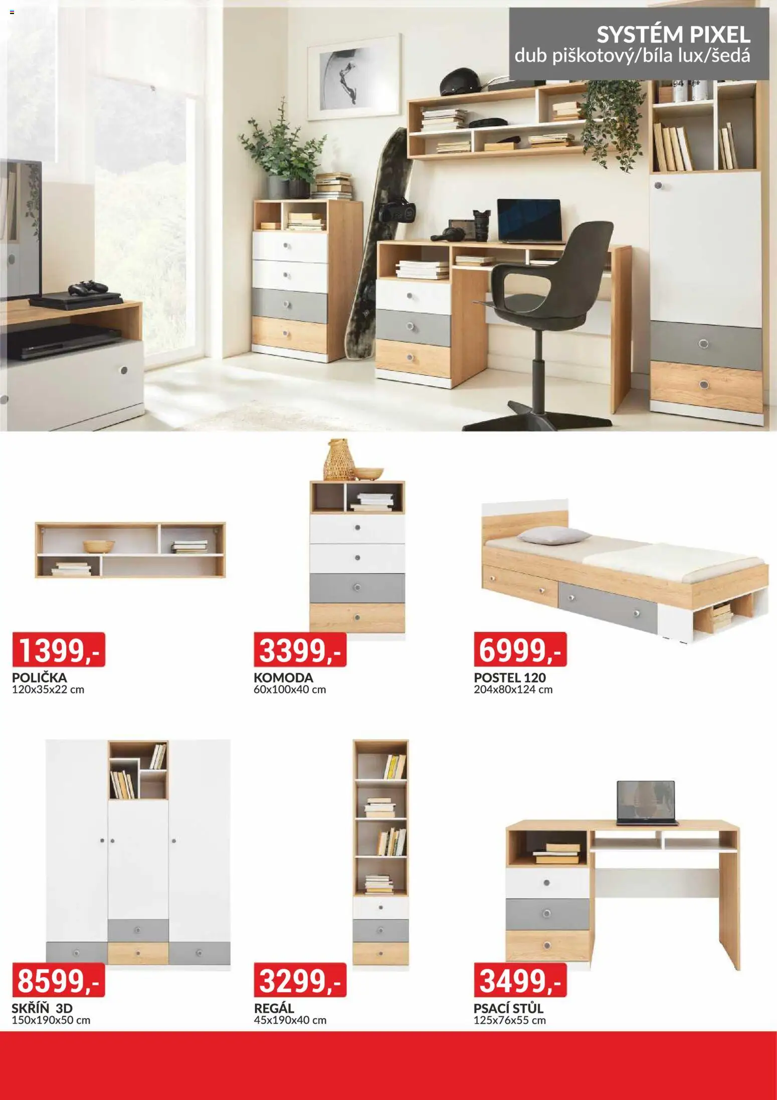 BAUMAX leták - Bydlení na míru podle vašeho stylu od 01.02.2026 | Strana: 58 | Produkty: Komoda, Regál, Stůl, Skříň