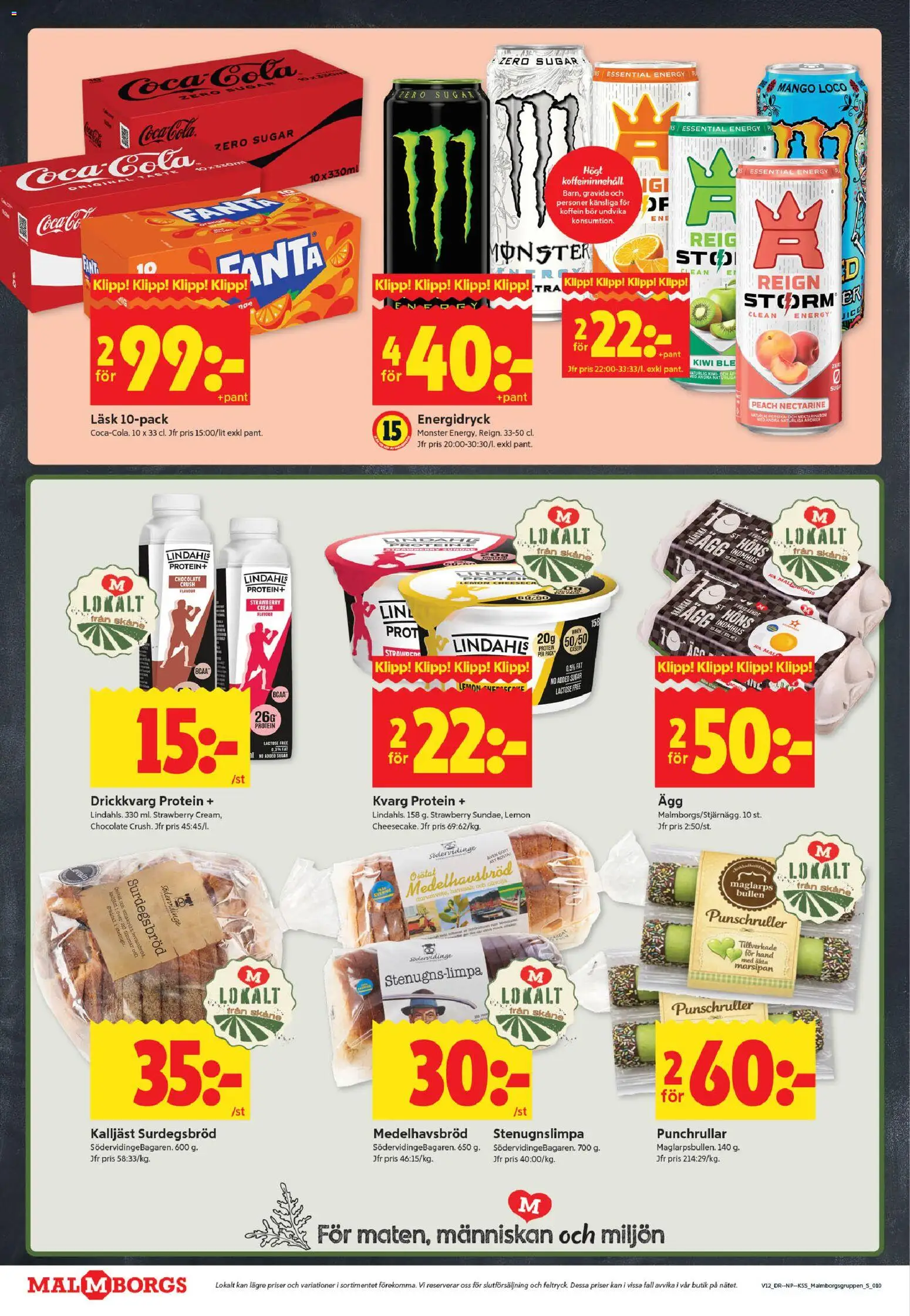 ICA Kvantum reklamblad aktuell från 16.03.2026 | Sida: 10 | Produkter: Persika, Kiwi, Mango, Kvarg