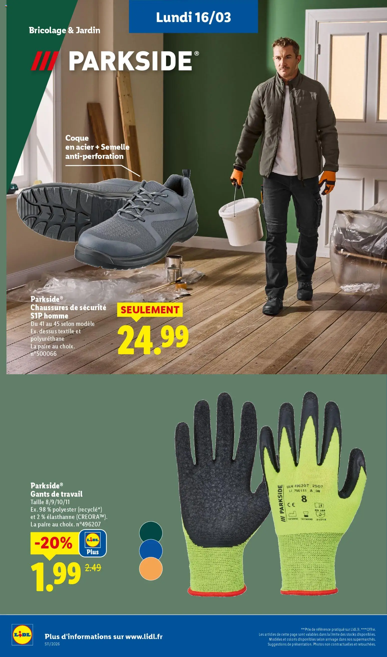 {H1} | Page: 50 | Produits: Chaussures de sécurité, Gants