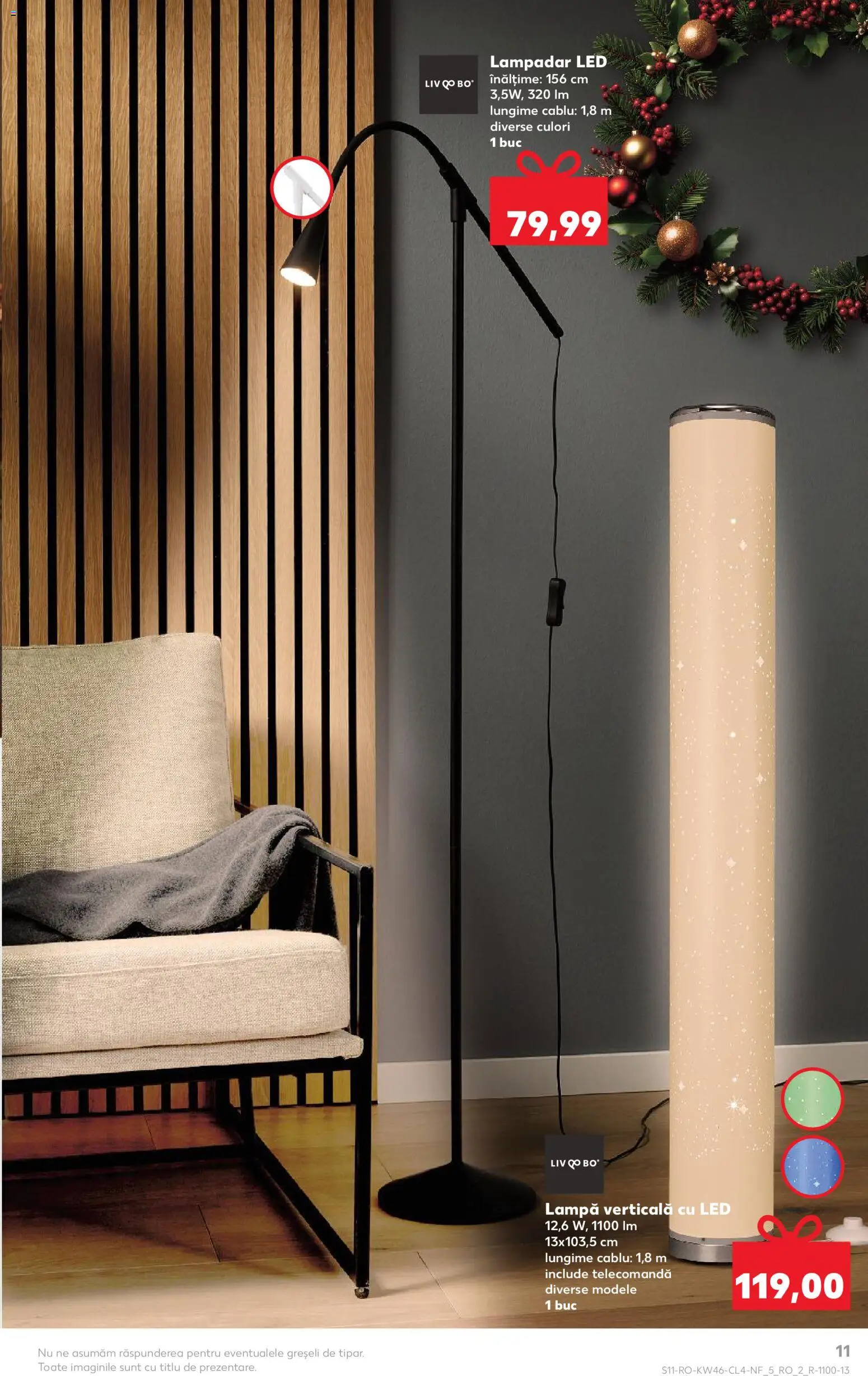 Noul catalog Kaufland – valabil de la 12.11.2025 | Pagină: 11 | Produse: Cablu, Babak, Lampă