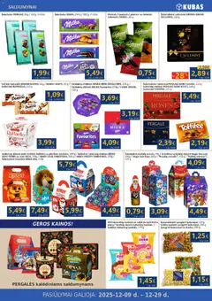 Kubas leidinys galioja nuo 09.12.2025 | Puslapis: 13 | Prekių: Kukurūzai, Šokoladas, Saldainiai