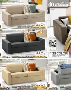 Anteprima del volantino Mondo Convenienza Pocket Gennaio catalogo valido a partire dal 04.01.2026 | Pagina: 86 | Prodotti: Divano letto, Olive, Letto, Divano