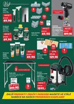 Náhled letáku PARKSIDE PERFORMANCE® Aku šroubovák 12 V PBSPA 12 E4, otáčky: 1 750/min točivý moment: max. 35 Nm cena za 1 kus od 28.01.2026 | Strana: 5 | Produkty: Parkside, Šroubovák, Vysavač, Aku šroubovák