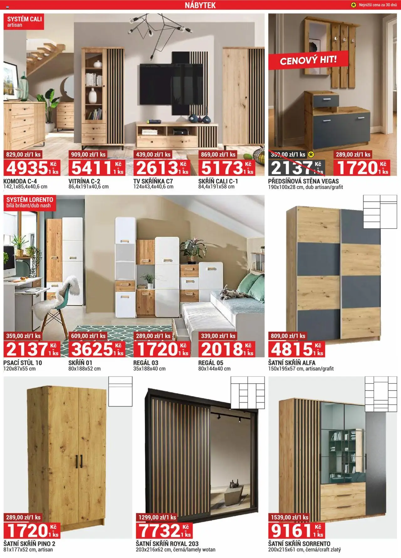 Merkury Market leták od 01.06.2025 | Strana: 13 | Produkty: Vitrína, Komoda, Stůl, Psací stůl