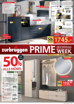 Zurbrüggen  Prime Shopping Week – gültig ab 15.09.2025 | Seite: 11 | Produkte: Geschirrspüler, Küchenblock, Kissen, Backofen