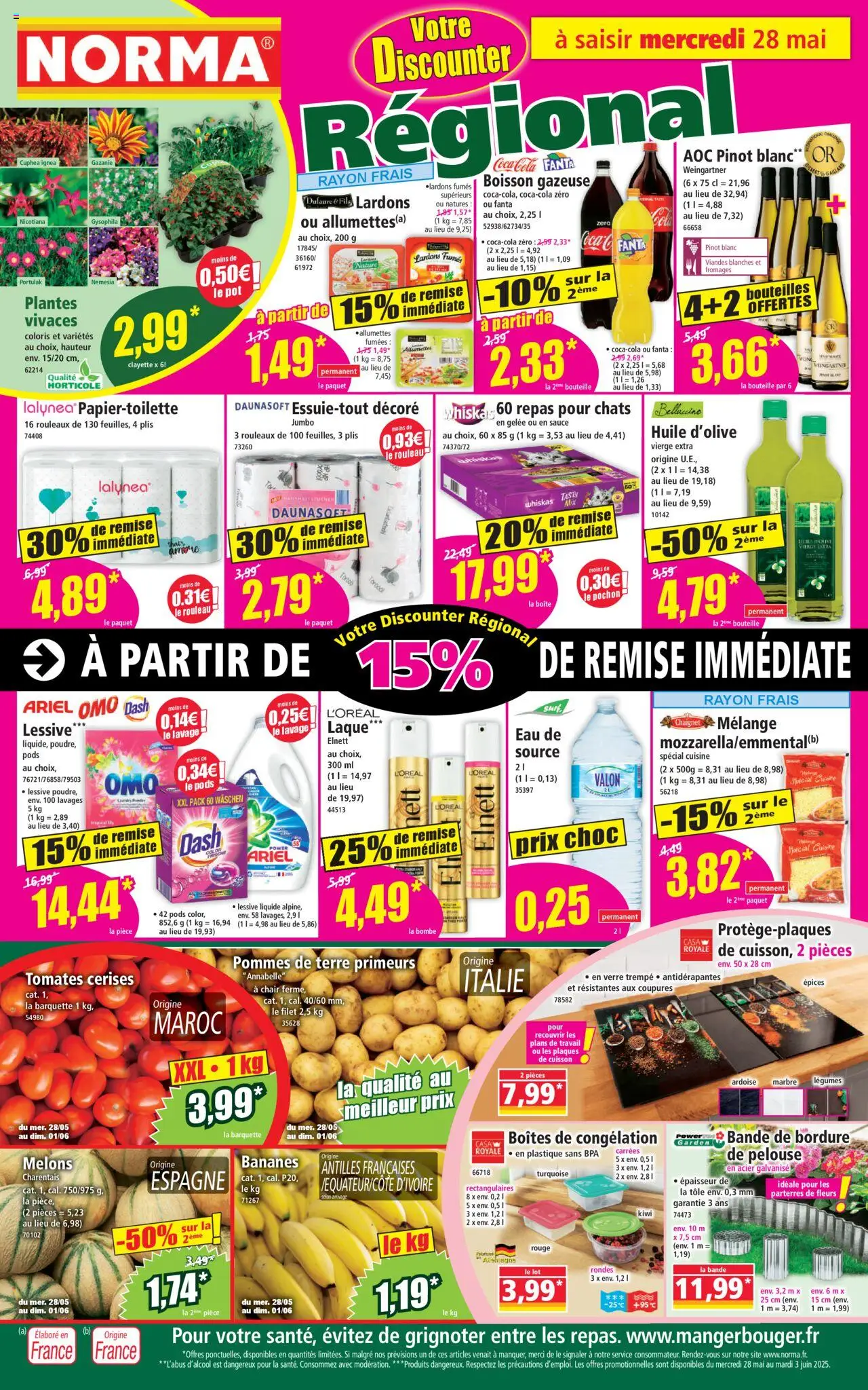  | Page: 1 | Produits: Cerises, Détergent, Lessive, Kiwi