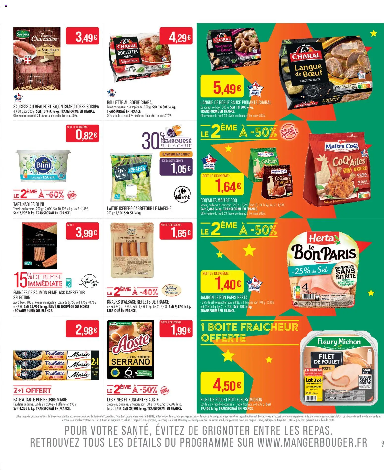 {H1} | Page: 11 | Produits: Barbecue, Saumon fumé, Sel, Beurre