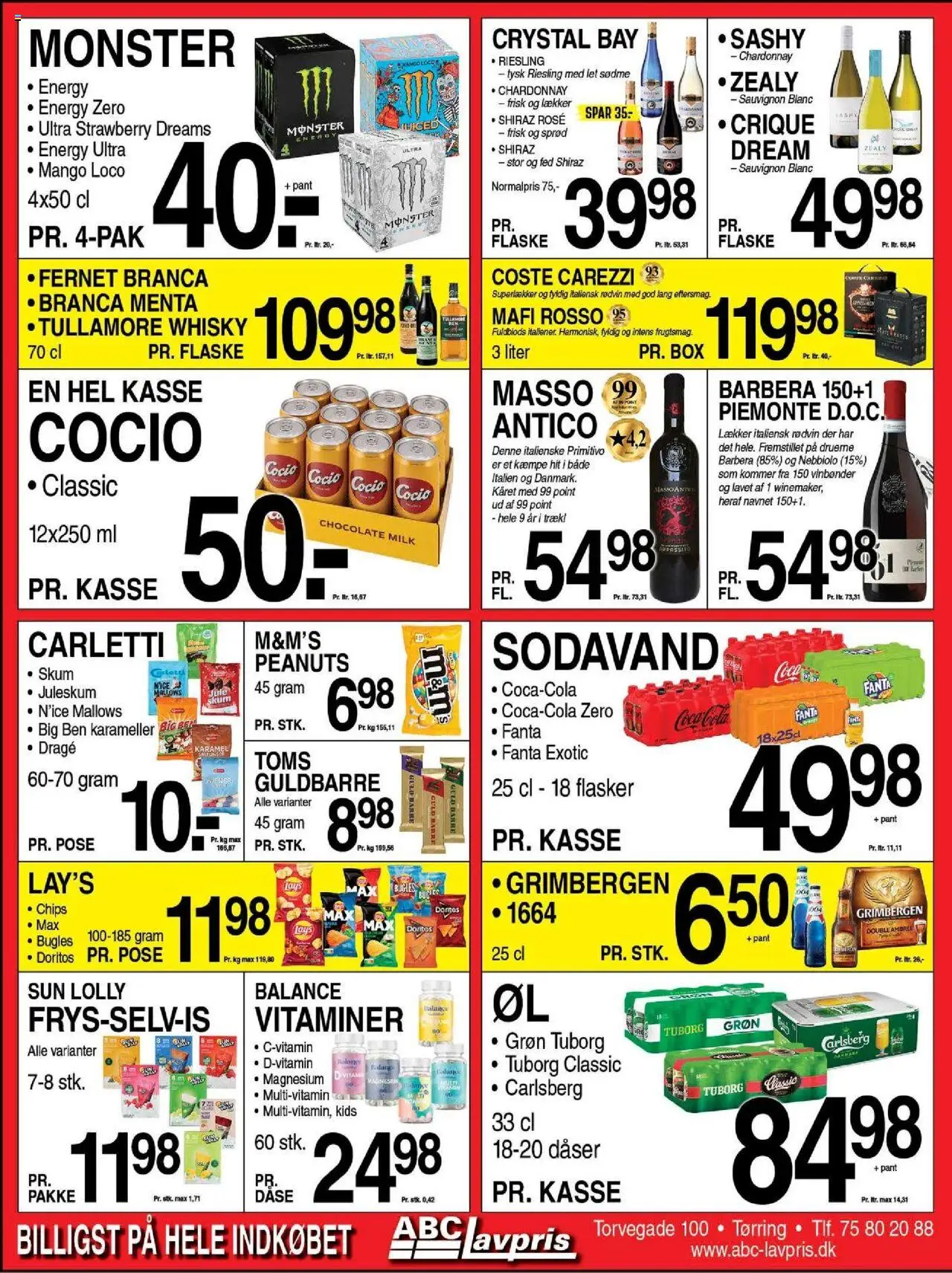Abc Lavpris tilbudsavis – gyldig fra 15.10.2025 | Side: 6 | Produkter: Coca Cola, Peanuts, Fanta, Søm