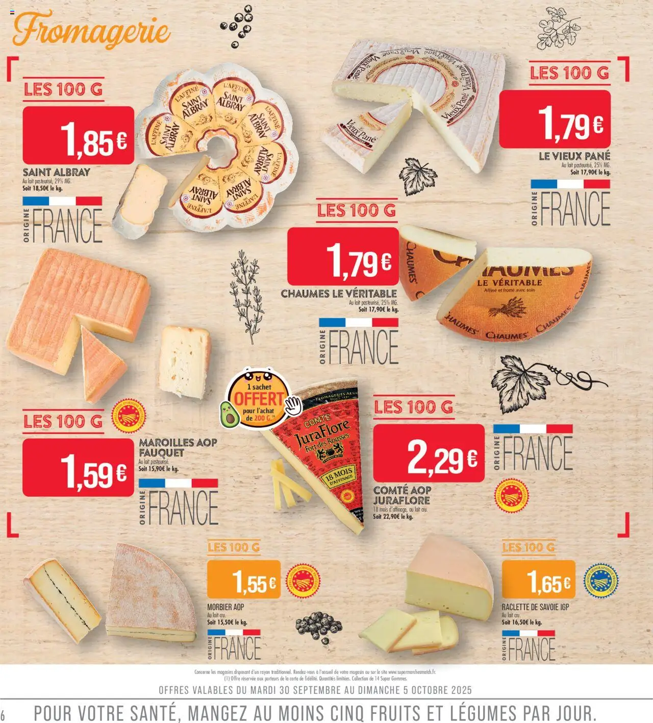  | Page: 6 | Produits: Morbier aop, Raclette, Lait