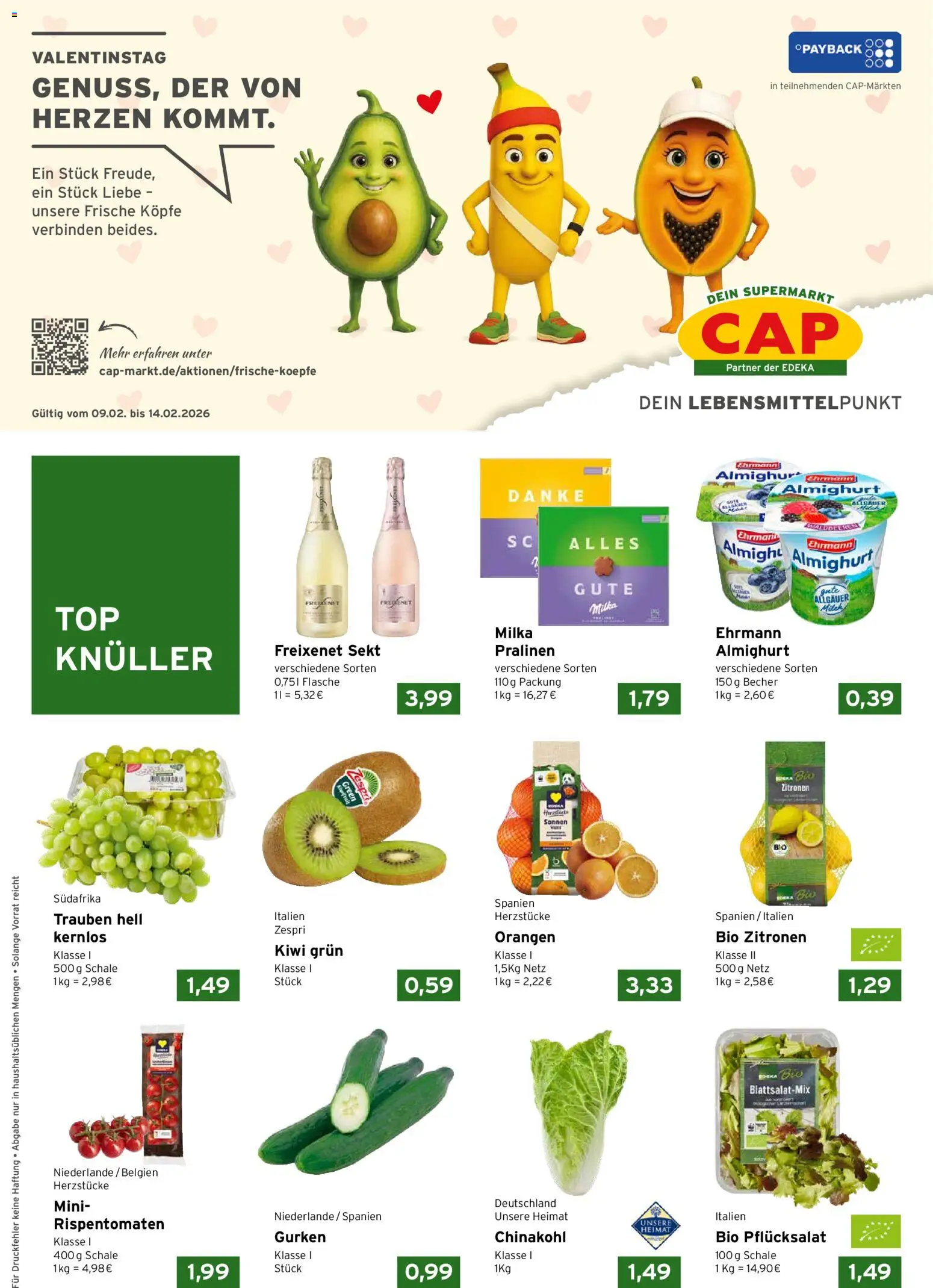 CAP Markt Prospekt – gültig ab 09.02.2026 | Seite: 1