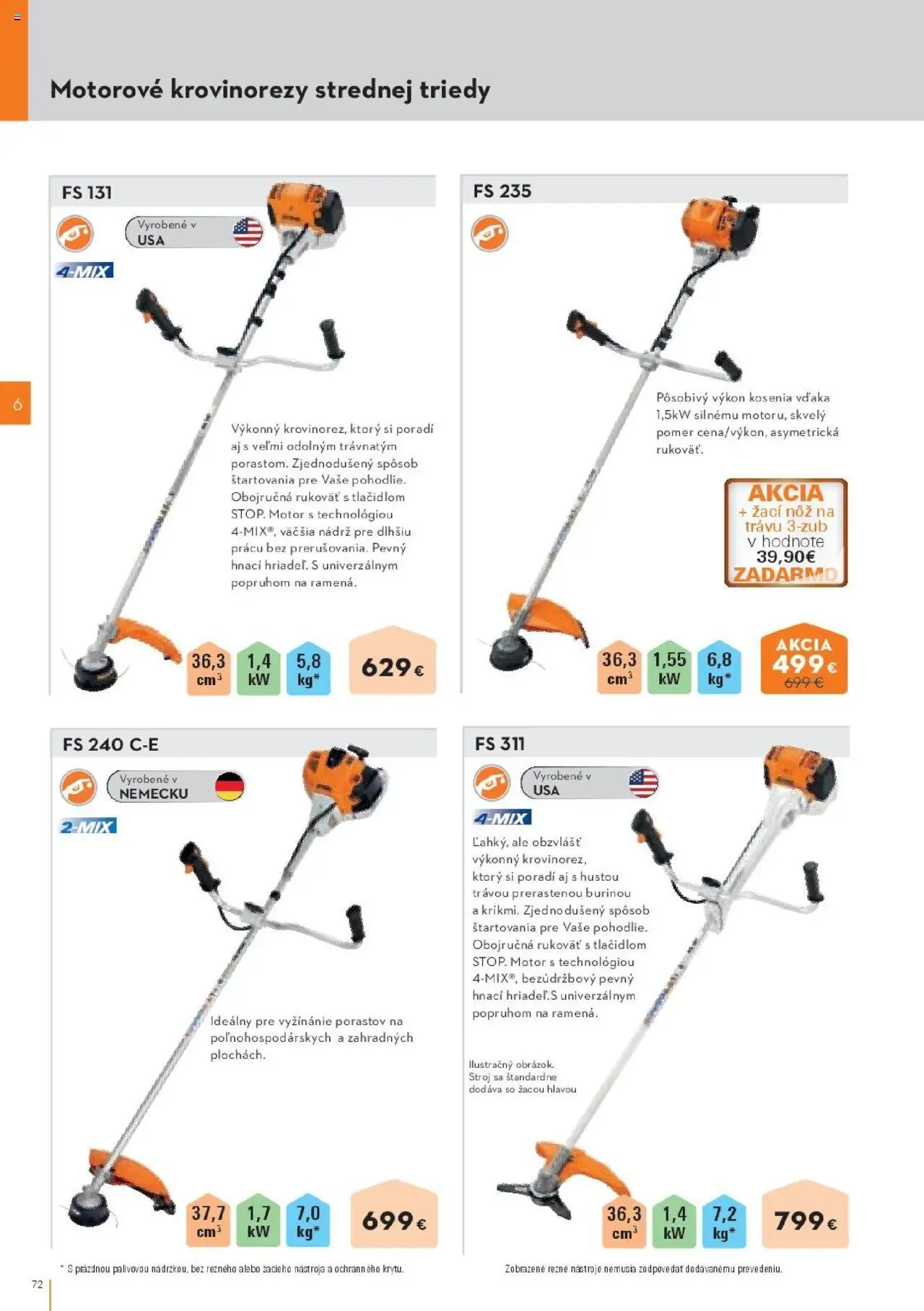 Nové STIHL akcie – leták je platný od 29.09.2025 | Strana: 72