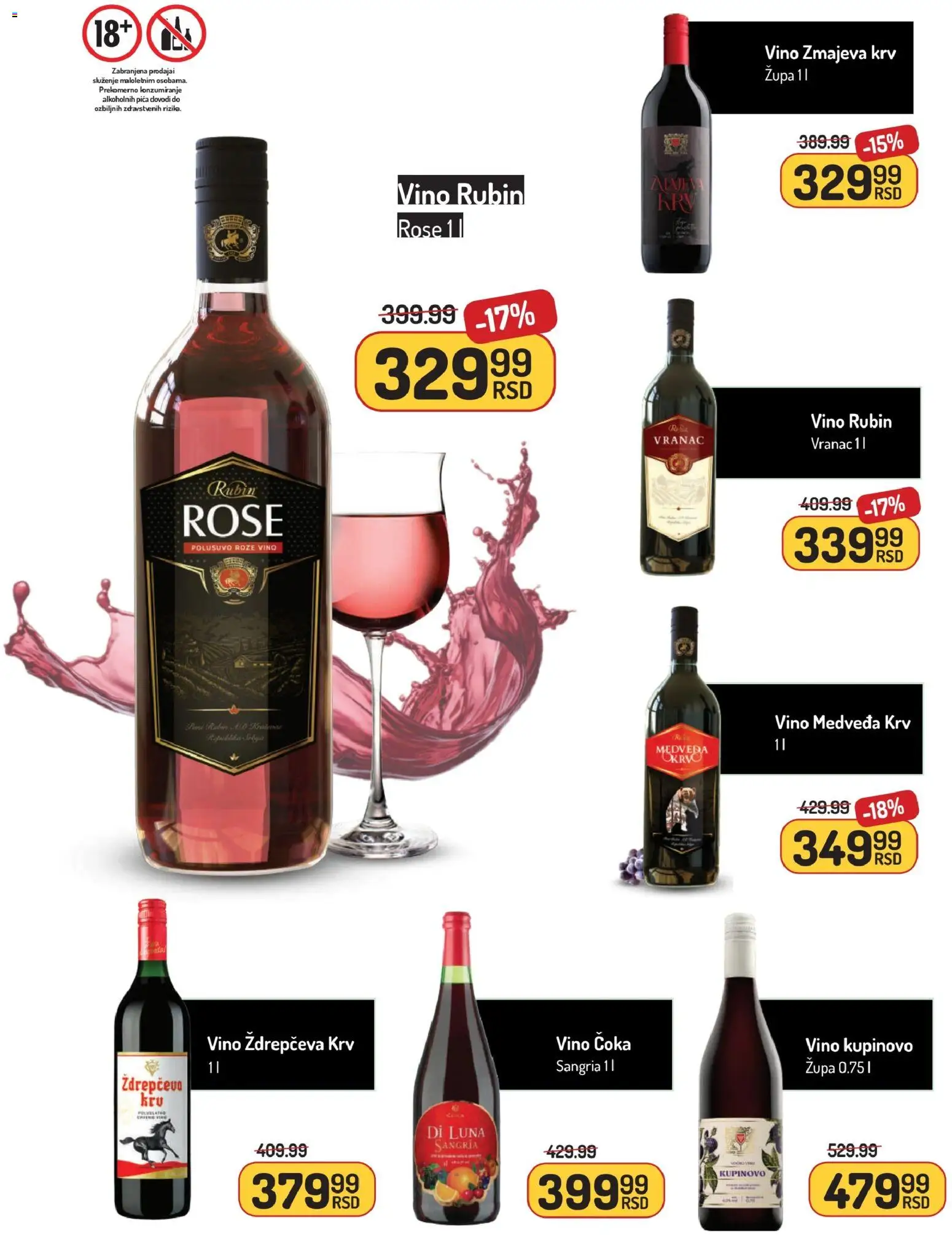 Aman katalog - važi od 05.01.2026 | Strana: 33 | Proizvode: Vranac, Pica, Vino, Roze vino