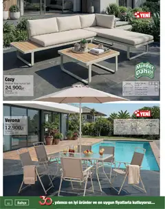 18.04.2026 tarihinden itibaren geçerli olan Bauhaus kataloğu önizlemesi | Sayfa: 2 | Ürünler: Koltuk, Masa, Sandalye, Şemsiye