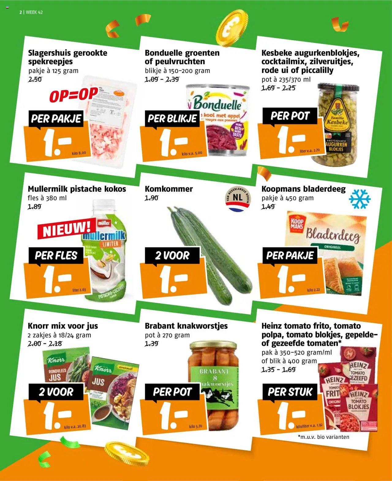 {H1} | Pagina: 2 | Producten: Kool, Pot, Fles, Rundvlees