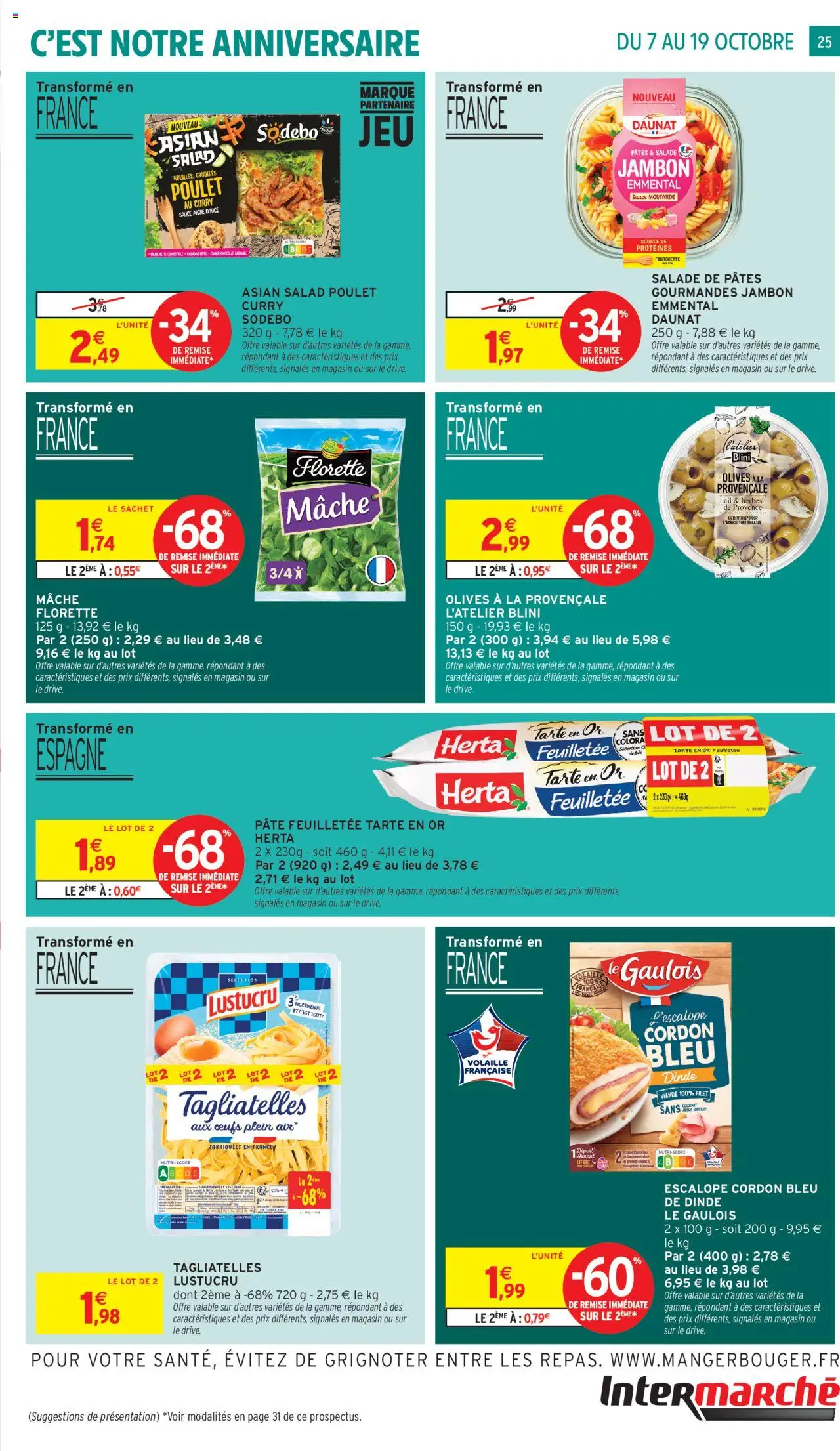{H1} | Page: 25 | Produits: Volaille, Emmental, Moutarde, Viande
