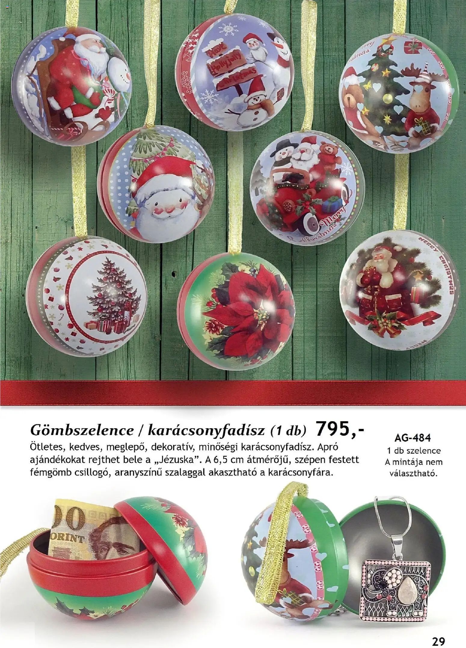 Betly akciós ujság - amely érvényes a következő dátumtól: 07.11.2025 | Oldal: 29 | Termékek: Karácsonyfadísz