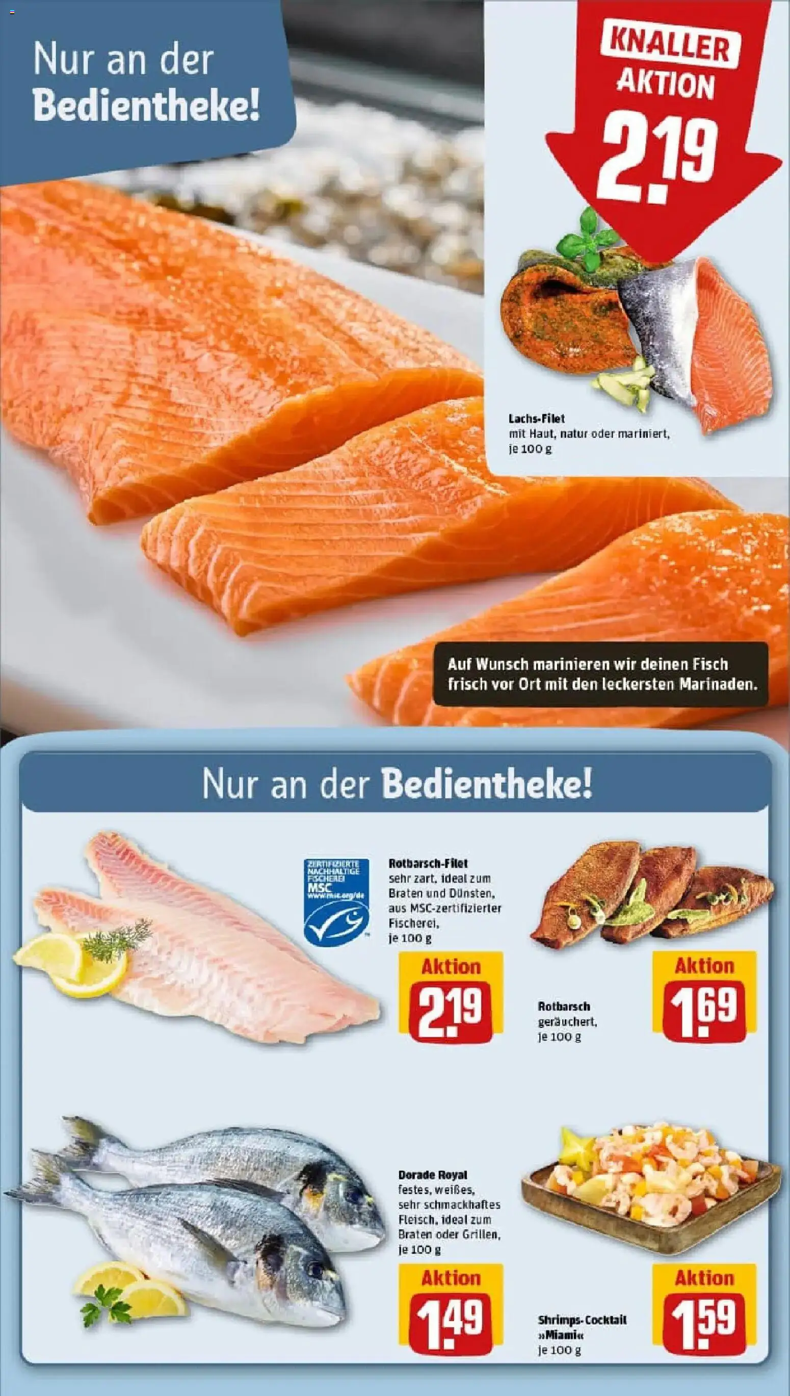 Rewe prospekt München / Altstadt-Lehel	 – gültig ab 26.01.2026 | Seite: 19 | Produkte: Dorade, Fisch