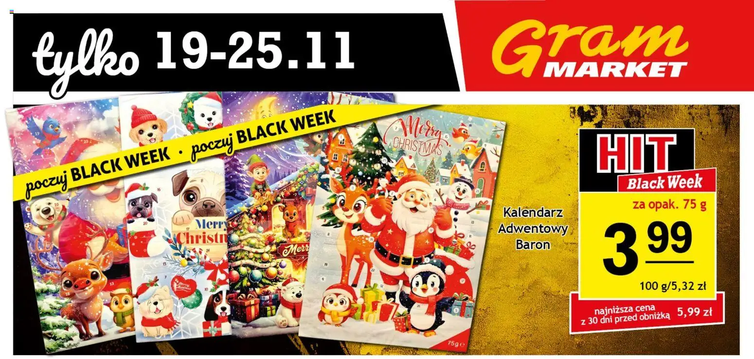 Gram Market Black Friday od 21.11.2025 | Strona: 5 | Produkty: Kalendarz