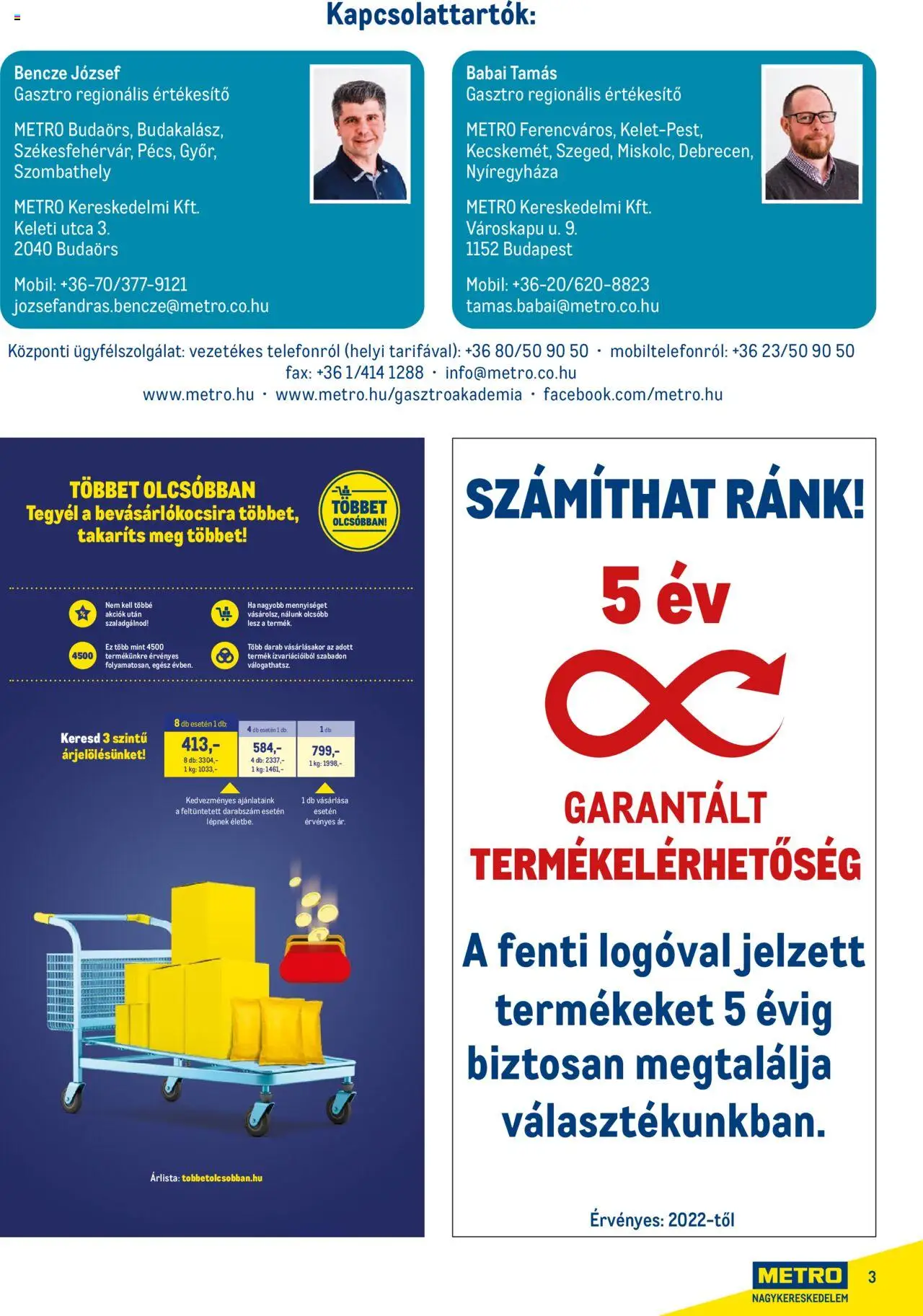 Metro akciós ujság - amely érvényes a következő dátumtól: 17.02.2025 | Oldal: 3