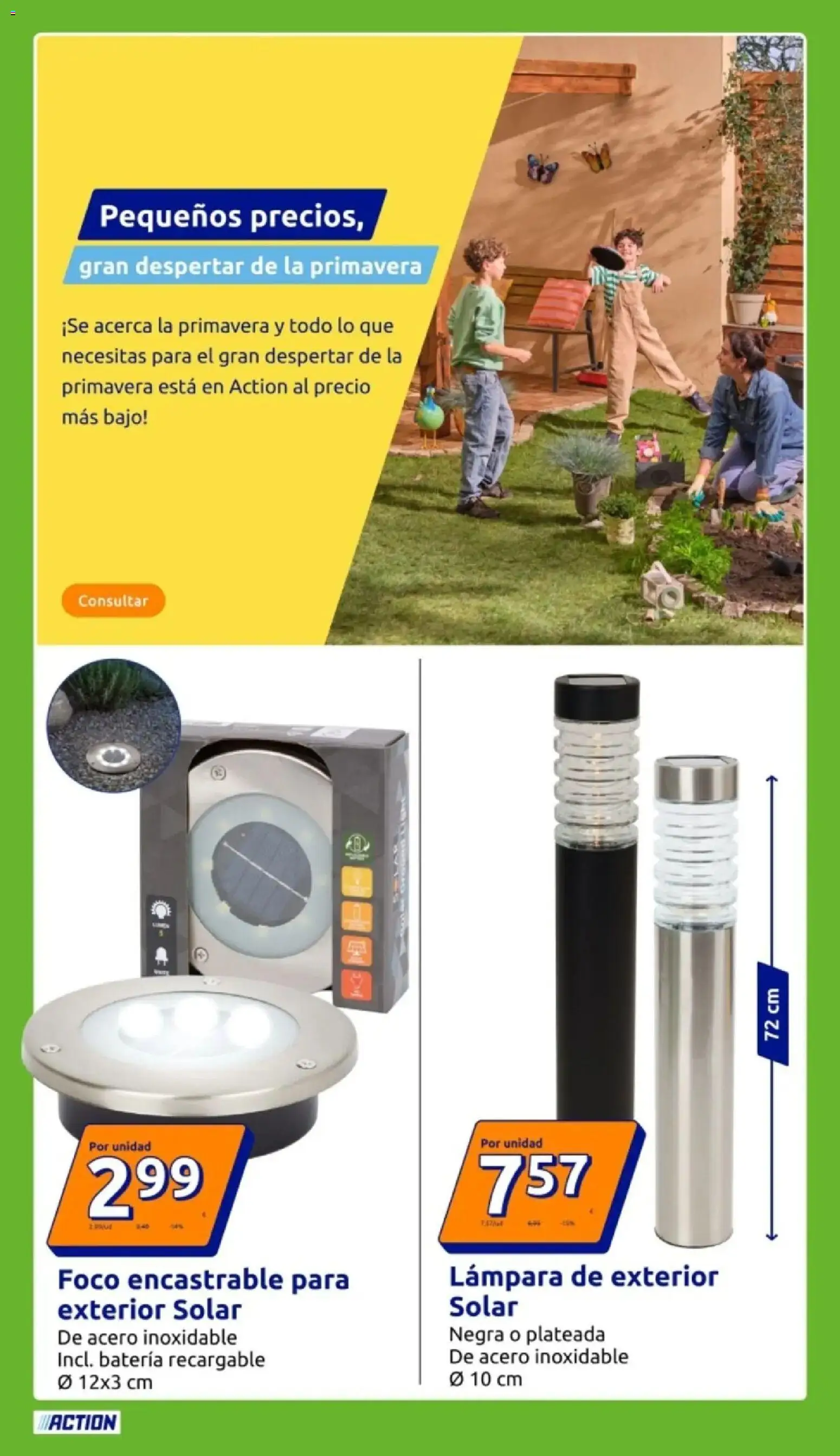 Action - Precios extremadamente bajos │ válido desde el 18.03.2026 | Página: 14 | Productos: Batería, Lámpara