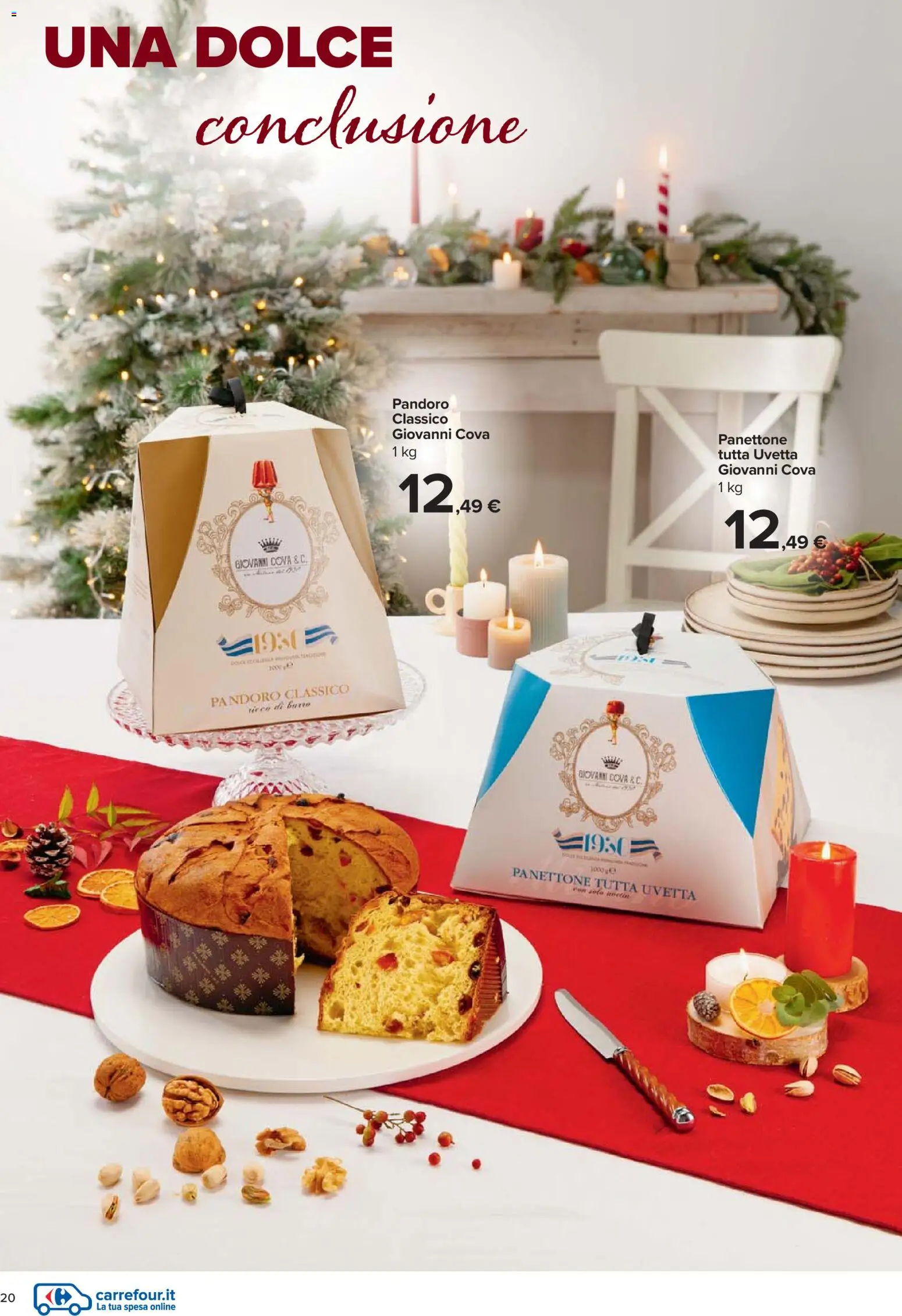 Volantino Carrefour del 27.11.2025 | Pagina: 20 | Prodotti: Pandoro, Panettone