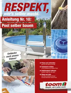 Toom Baumarkt Pool selber bauen ab 01.01.2026 gültig