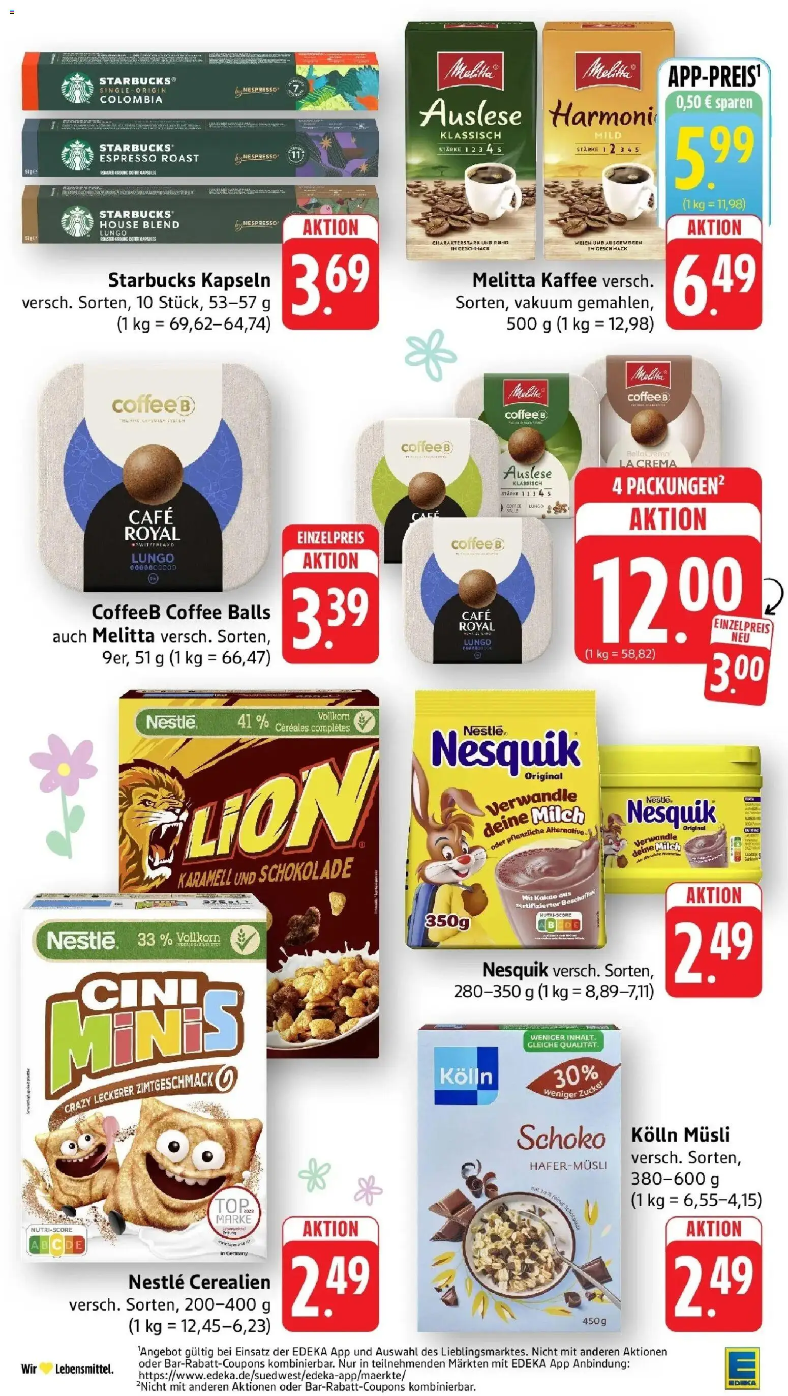 Angebote – gültig ab 30.03.2026 | Seite: 30 | Produkte: Kolln, Kolln musli, Kaffee, Starbucks