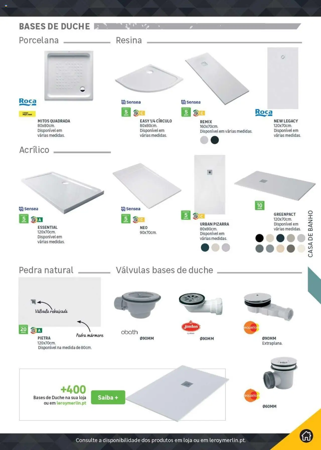 Leroy Merlin Catálogo │ válido de 18.11.2024 | Página: 231 | Produtos: Casa de banho, Banho
