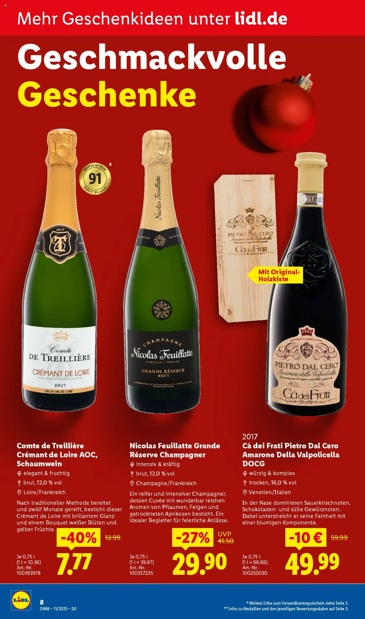 Lidl  Wein & Spirituosen – gültig ab 01.11.2025 | Seite: 8