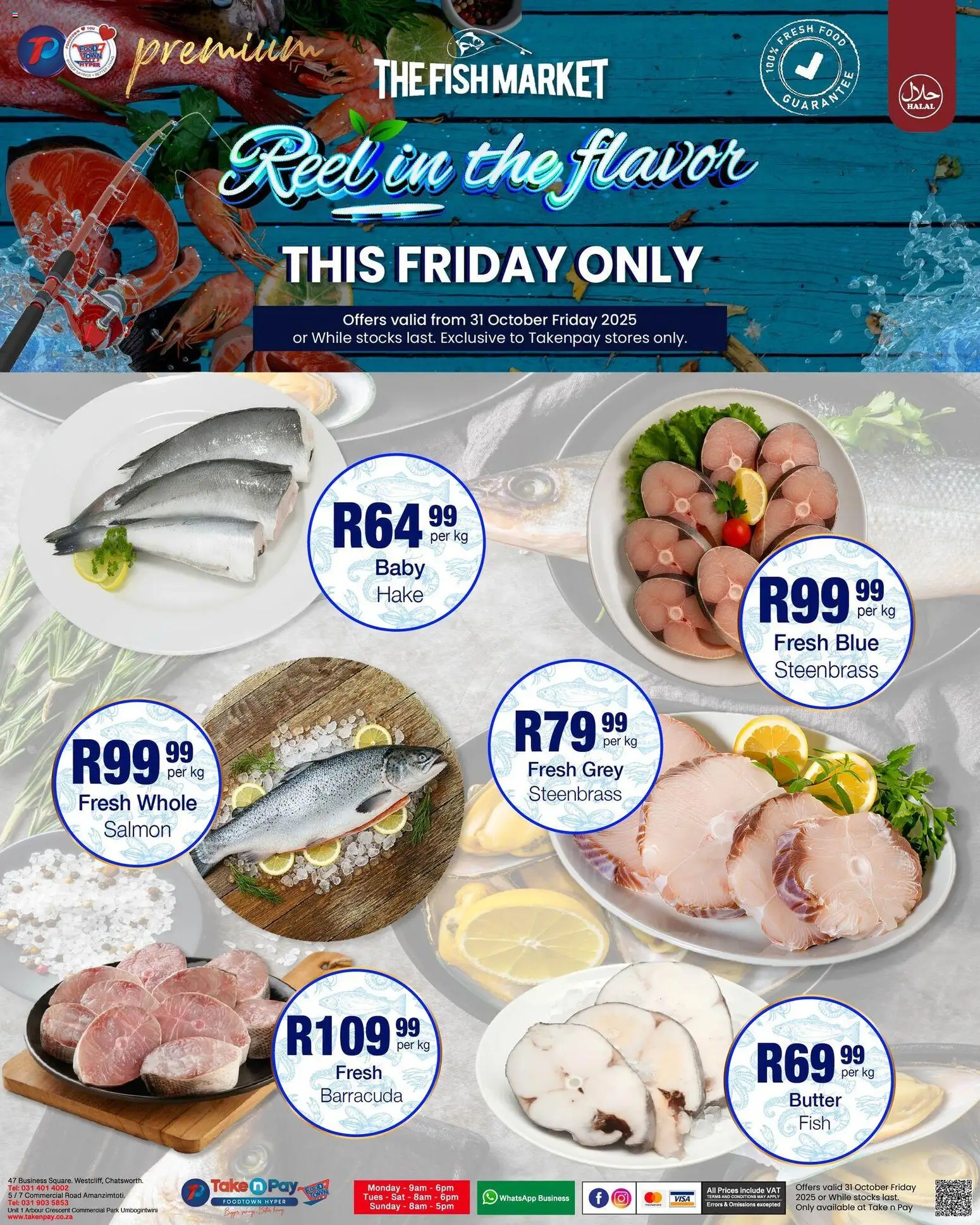 New Take n Pay catalogue – valid from 31.10.2025 | Page: 6 | Products: Butter, Fish