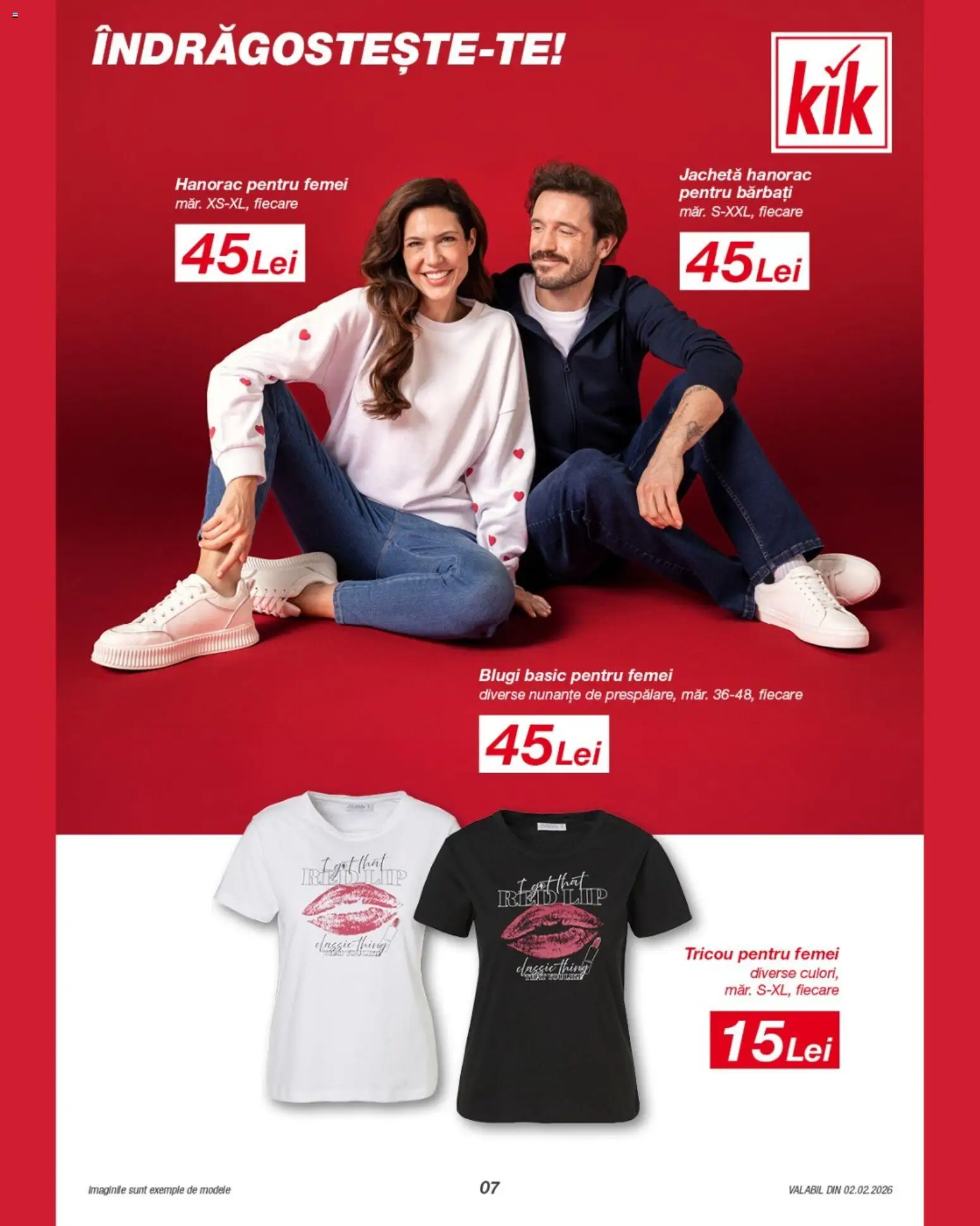 Noul catalog Kik – valabil de la 02.02.2026 | Pagină: 7 | Produse: Blugi, Jachetă, Tricou, Keşe