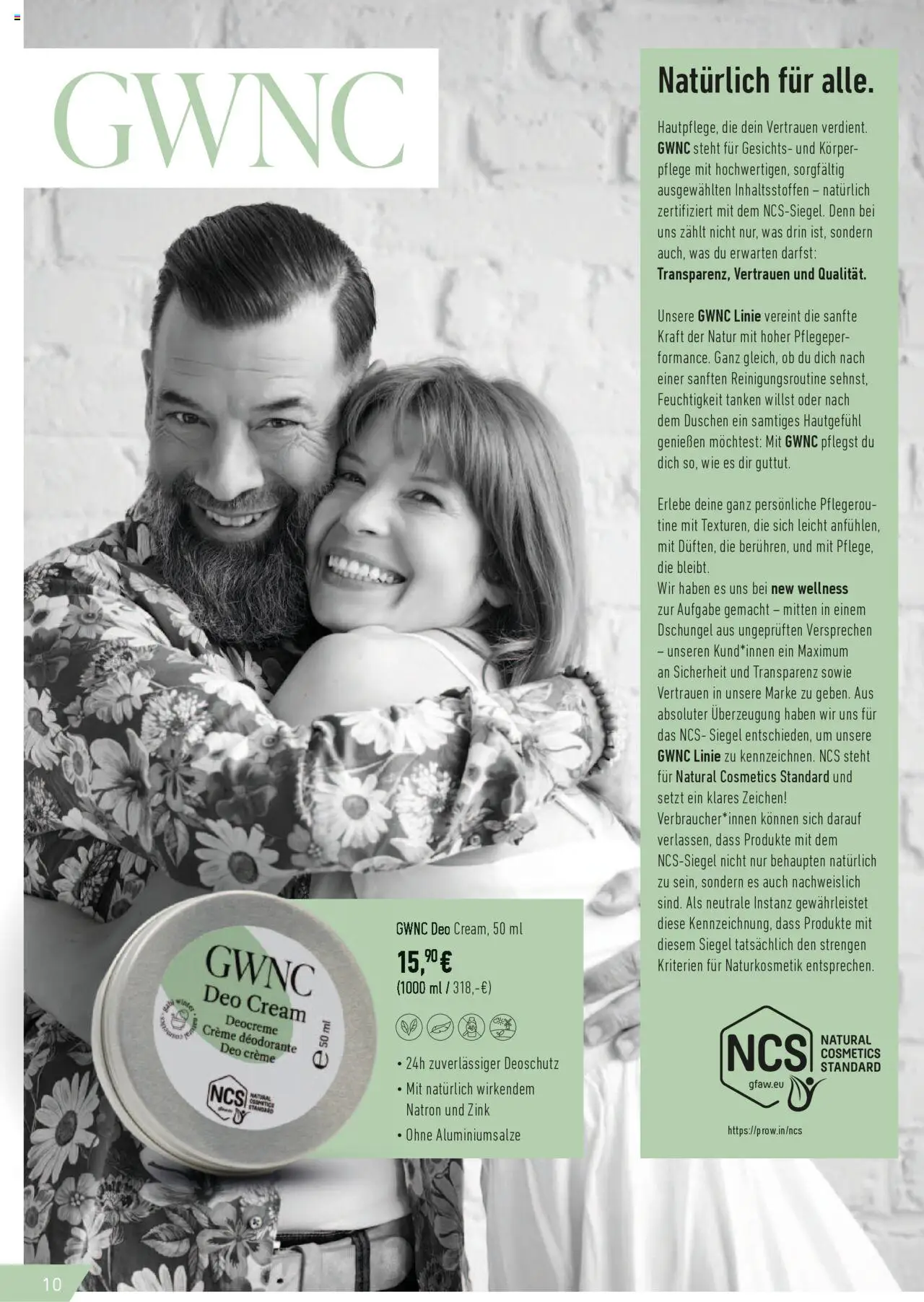 Katalog ProWin New Wellness  – gültig ab 01.10.2025 | Seite: 10 | Produkte: Creme, Deo Creme