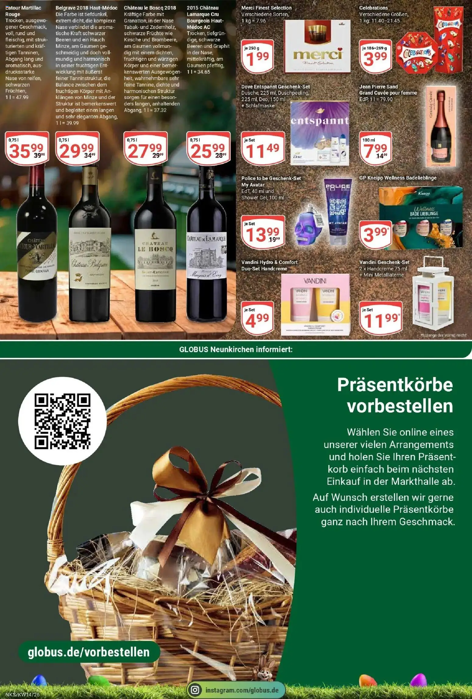 Globus prospekt Neunkirchen	 – gültig ab 30.03.2026 | Seite: 20 | Produkte: Merci, Rouge, Celebrations, Handcreme