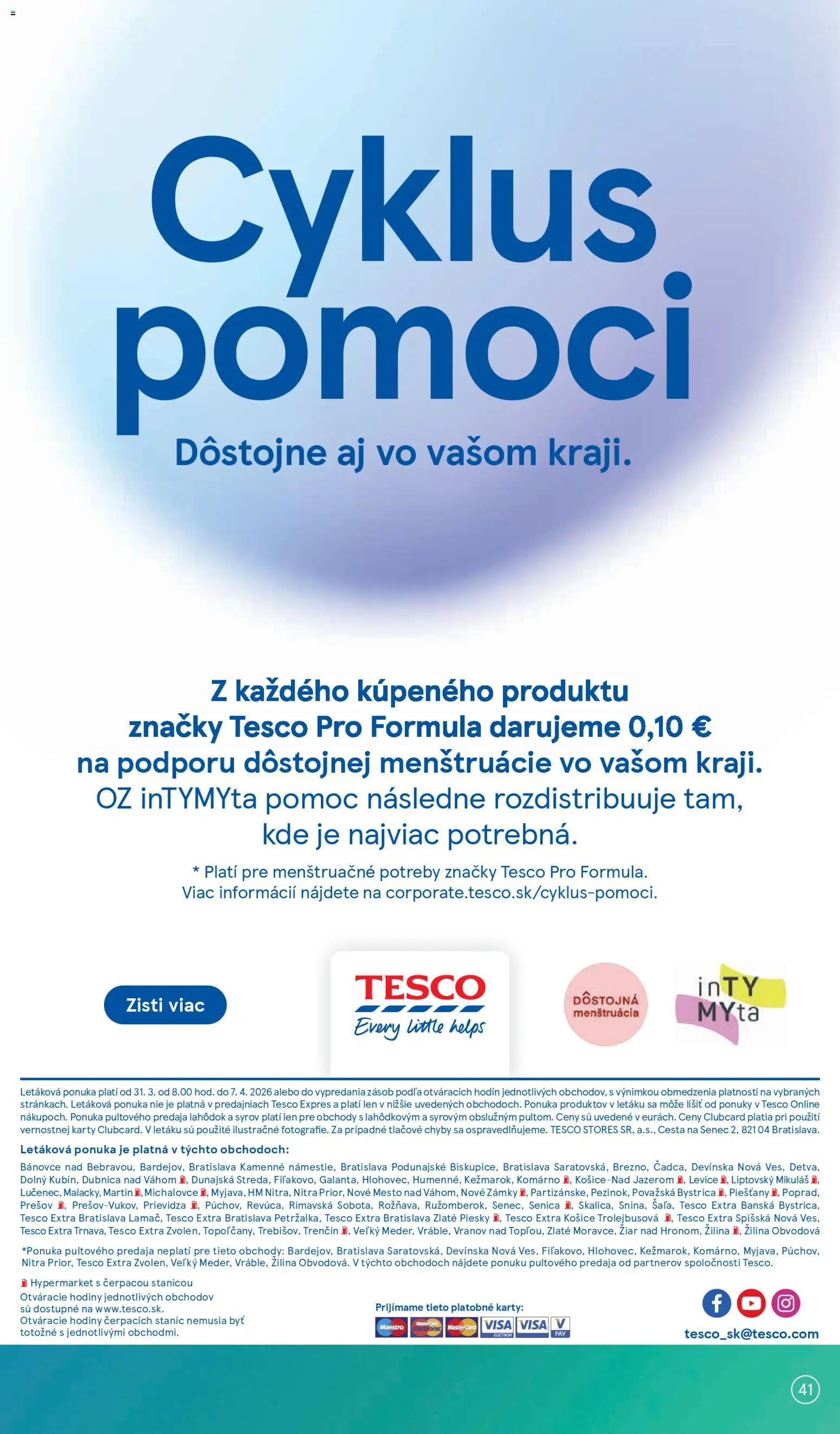 Nové Tesco akcie – leták je platný od 31.03.2026 | Strana: 41 | Produkty: Hodiny