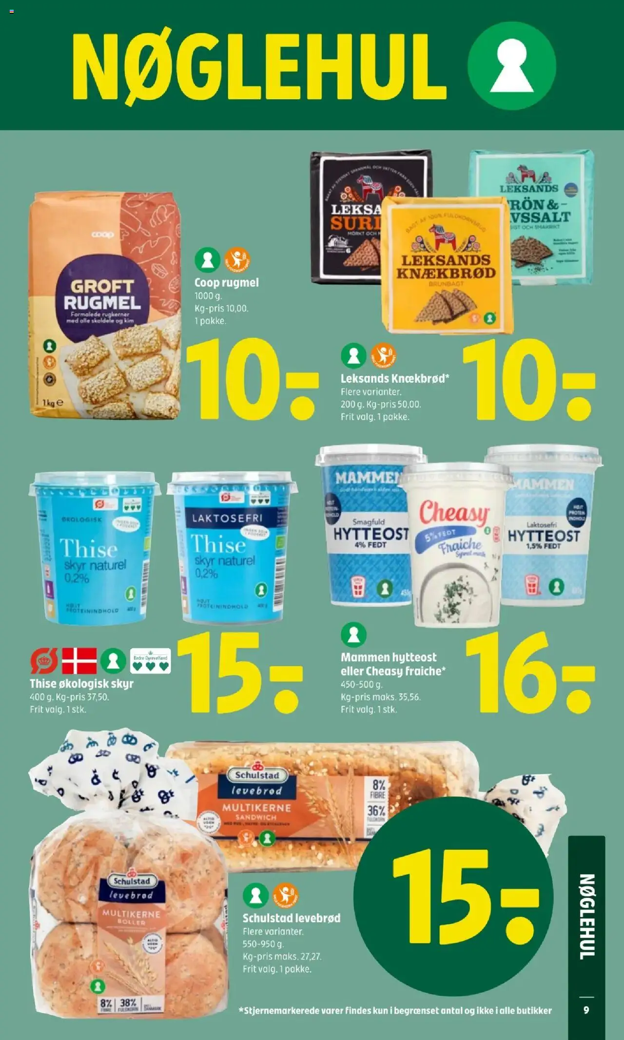 Coop 365 tilbudsavis – gyldig fra 02.10.2025 | Side: 11 | Produkter: Skyr, Hytteost, Knækbrød, Hat