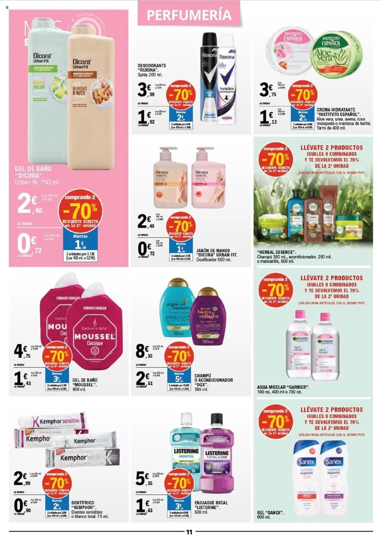 E.Leclerc folleto │ válido desde el 03.09.2025 | Página: 11 | Productos: Φορτιστής, Champú, Crema, Té