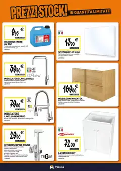 Anteprima del volantino Tecnomat catalogo valido a partire dal 26.03.2026 | Pagina: 5 | Prodotti: Top, Lavello, Miscelatore, Specchio