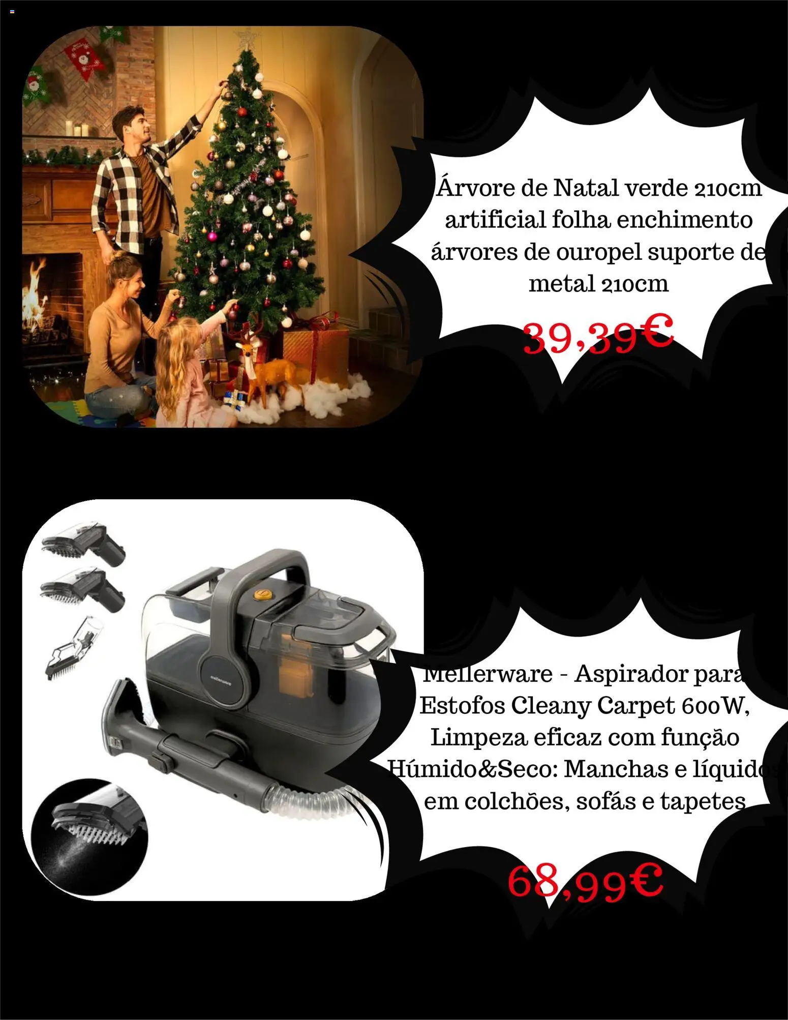Leroy Merlin Black Friday │ válido de 24.11.2025 | Página: 2 | Produtos: Árvore de natal, Aspirador, Sofás
