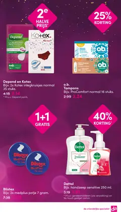Da - Black Friday - Voorbeeld van een folder van Da, geldig van 24.11.2025 | Pagina: 31 | Producten: Tonic, Handzeep, Pads, Tampons