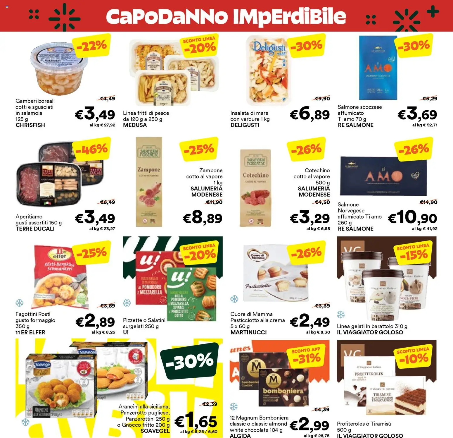 Volantino Unes del 31.12.2025 | Pagina: 10 | Prodotti: Salatini, Insalata, Verdure, Pomodoro