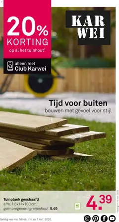 KARWEI - Folder - Voorbeeld van een folder van KARWEI, geldig van 16.02.2026