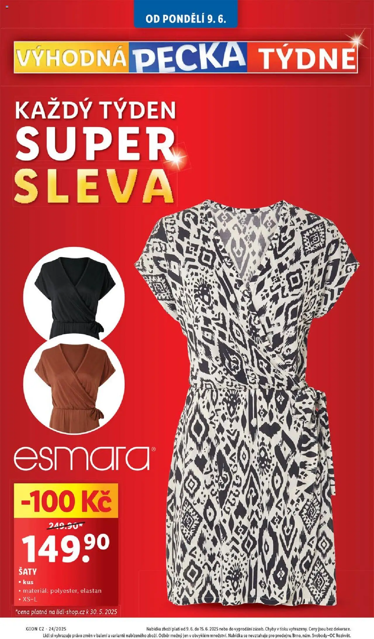 Lidl leták od 09.06.2025 | Strana: 6 | Produkty: Šaty