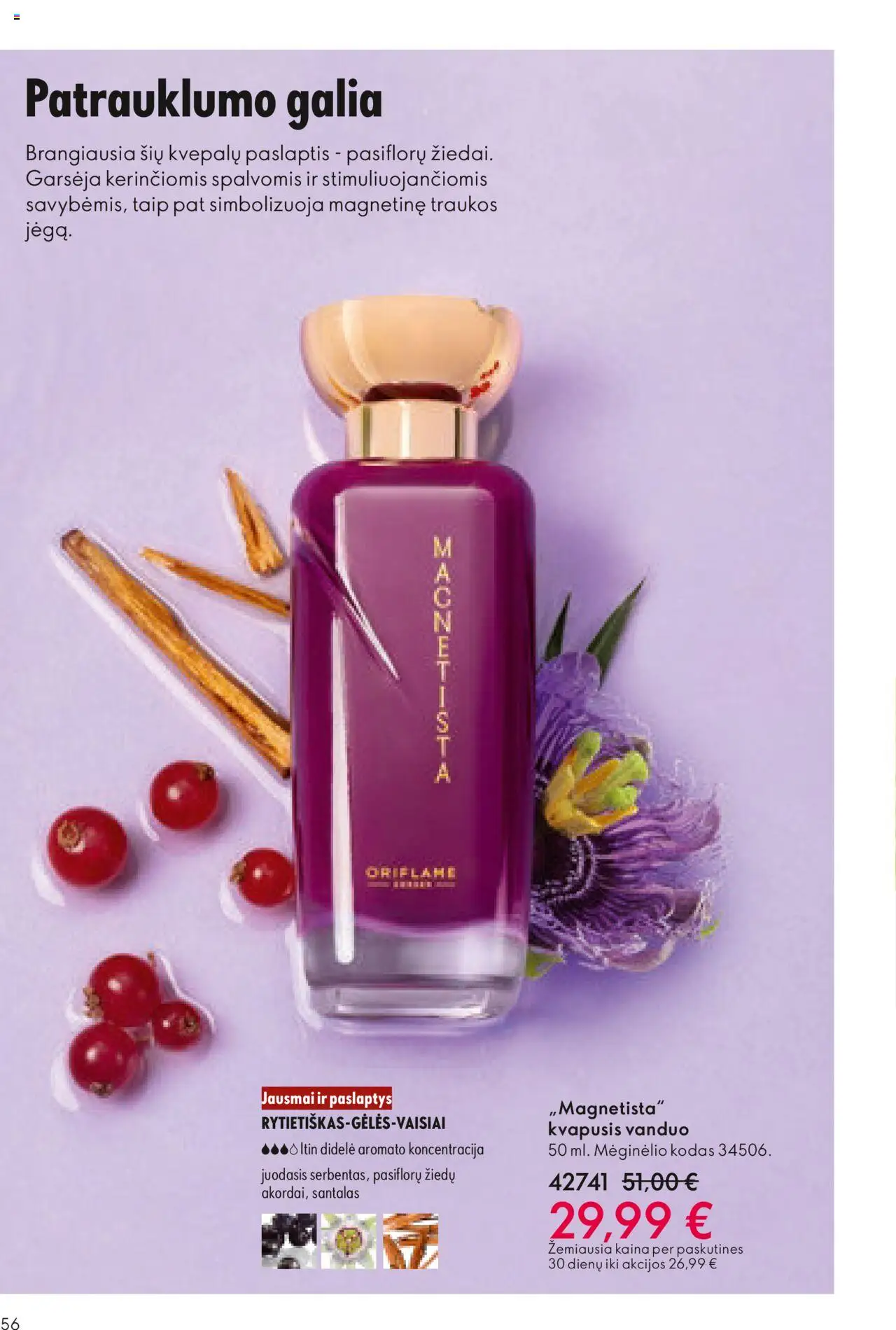 Oriflame akcijos nuo 29.10.2025 | Puslapis: 56 | Prekių: Kremas, Muilas, Dušo želė