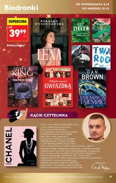 Pogląd oferty "Biedronka gazetka - Hity i inspiracje" - ważna od 06.12.2025 | Strona: 23 | Produkty: Plyty, Płyty Winylowe