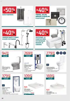 ERMITAŽAS leidinys galioja nuo 01.12.2025 | Puslapis: 32 | Prekių: Unitazas